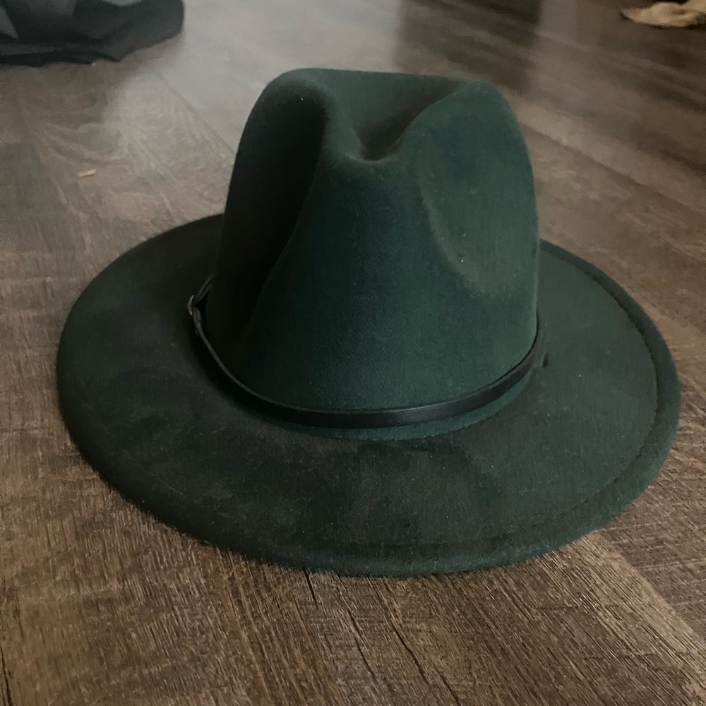 Classic Green Fedora Hat